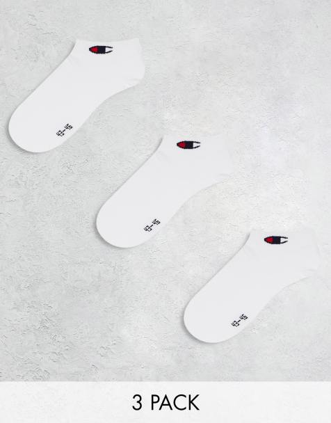 Champion – Vita, kvartslånga strumpor, 3-pack - view 1
