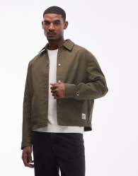 Champion woven jacket in green