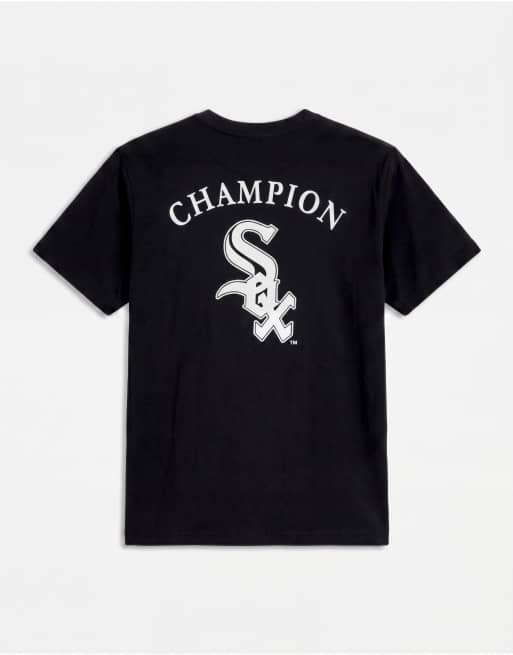 Champion x MLB Chicago White Sox T-Shirt mit Rundhalsausschnitt in Schwarz, 7 von 7