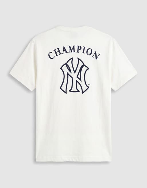 Champion x MLB New York Yankees crewneck T-shirt i råhvid, 7 af 7