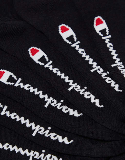 Champion – Zestaw 3 par czarnych skarpetek przed kostkę, 2 z 4
