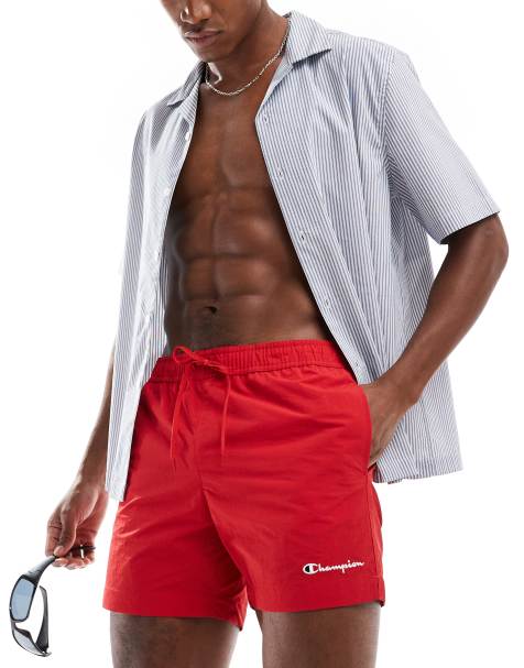 Champion - Zwemshort in rood - view 1