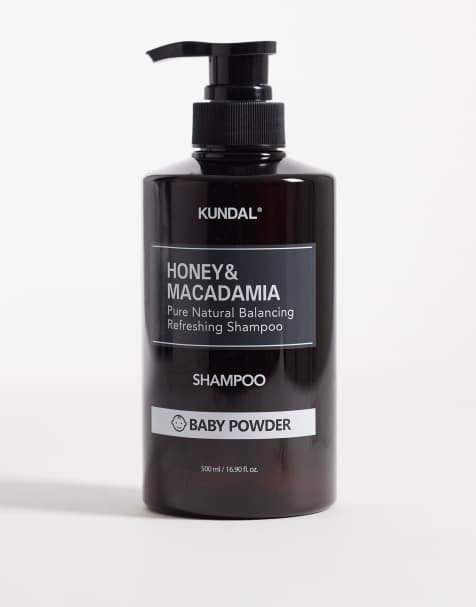 Champú con miel y nuez de macadamia con aroma a talco para bebé de 500 ml de Kundal - view 1