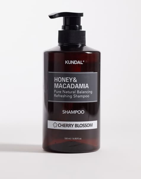 Champú de miel y nuez de macadamia con aroma a flor de cerezo de 500 ml de Kundal - view 1