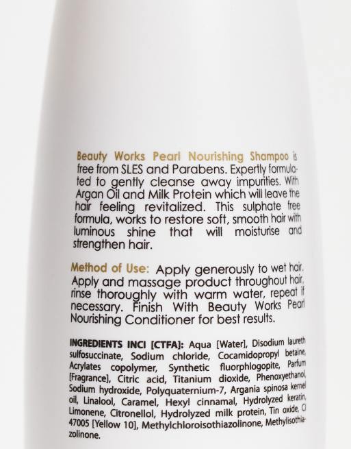 Champú nutritivo sin sulfatos Works Pearl de 250 ml de Beauty Works, 2 de 4
