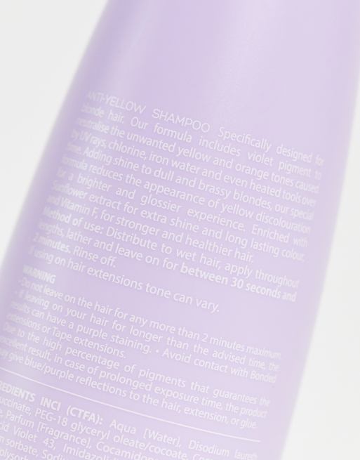 Champú para matizar cabellos rubios de 200 ml Anti Yellow de Beauty Works , 2 de 4
