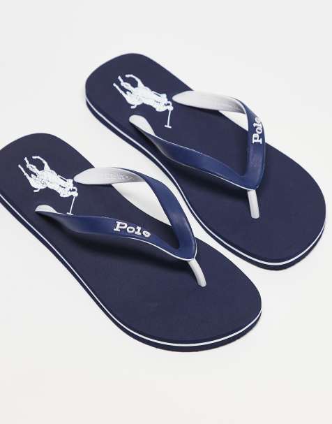 Chanclas azul marino con logo Bolt de Polo Ralph Lauren - view 1
