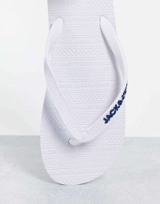 Chanclas blancas de Jack Jones ASOS