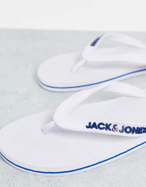 Chanclas blancas de Jack Jones ASOS