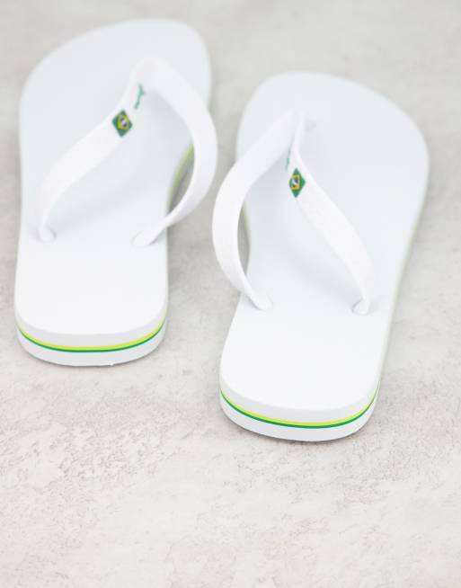 Chanclas brasile as blancas cl sicas de Ipanema ASOS