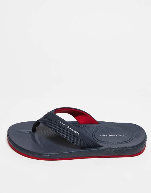 Chanclas de dedo de playa en azul marino de Tommy Hilfiger, 3 de 3