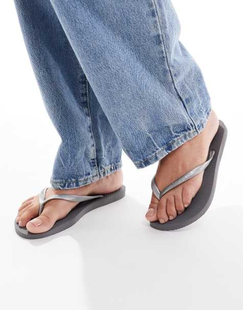 Chanclas gris acero estrechas de Havaianas - view 1