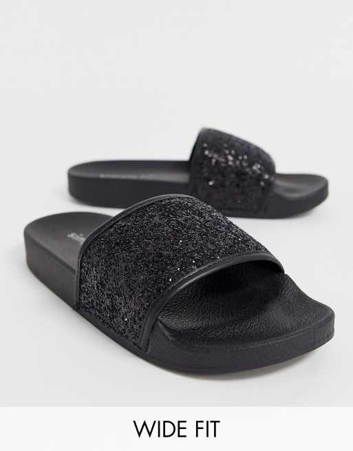 Chanclas con brillo new arrivals