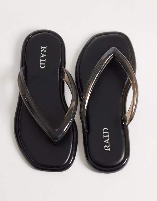 Chanclas negras de goma Aziel de RAID, 3 de 4