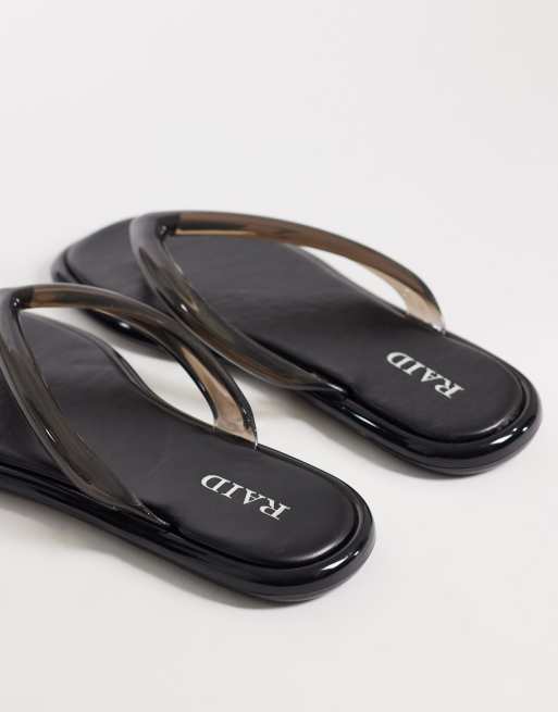 Chanclas negras de goma Aziel de RAID, 4 de 4