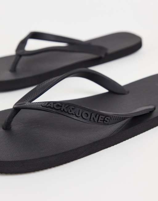 Chanclas negras de Jack & Jones , 3 de 4