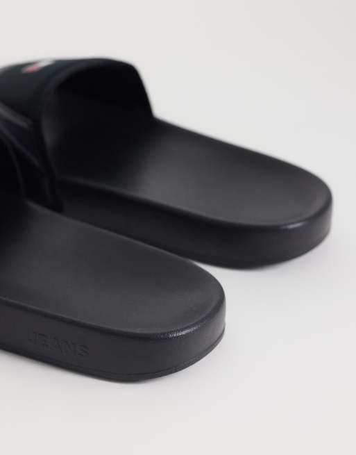 Chanclas negras de Tommy Jeans, 4 de 4