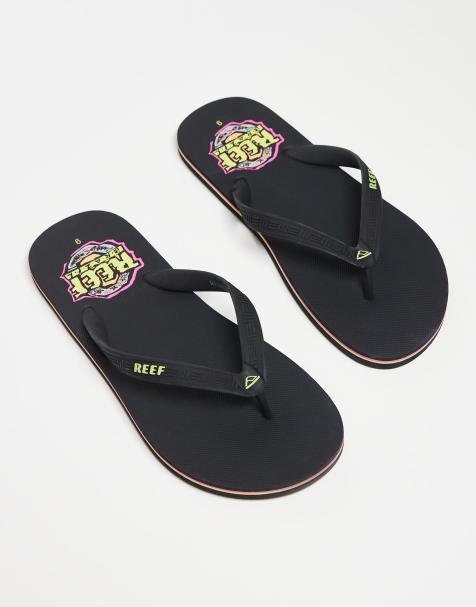 Chanclas negras Seaside de REEF - view 1