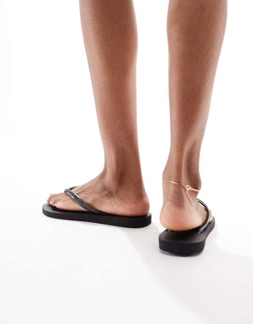 Chanclas negras Slim de Havaianas, 2 de 4