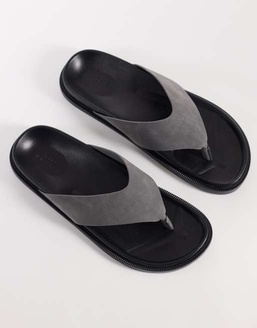 Chanclas negro carbón clásicas de ASOS DESIGN, 2 de 4