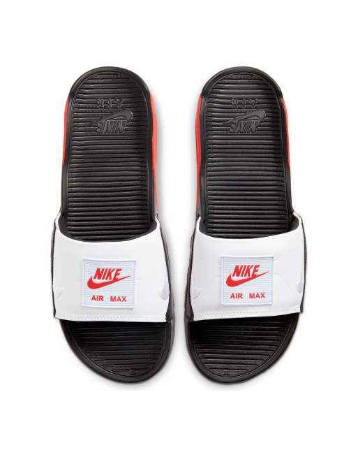 Chanclas nike 2025 rojas y blancas