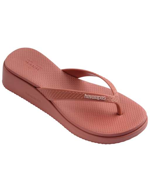 Chanclas rosas con plataforma alta High Platform de Havaianas, 2 de 4