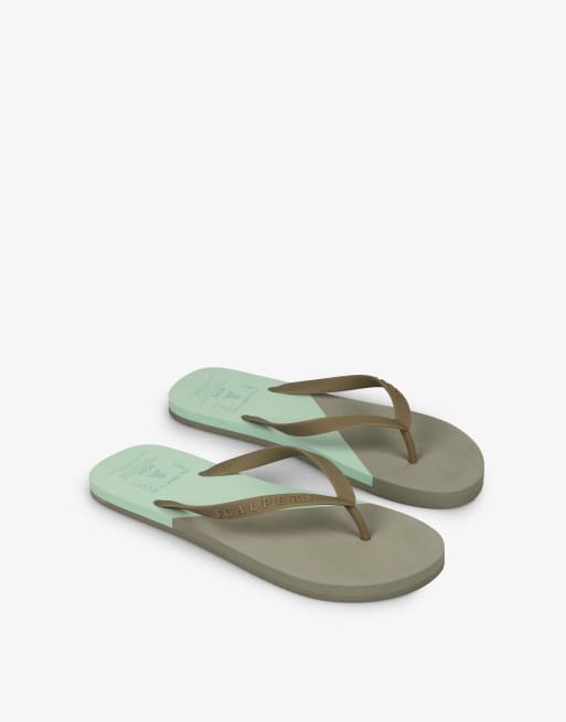Chanclas verde menta de Scalpers ASOS