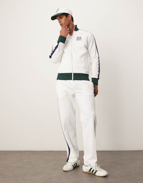 Chándal blanco de chaqueta y pantalones de tenis de punto de la colección cápsula Wimbledon de Polo Ralph Lauren - view 1
