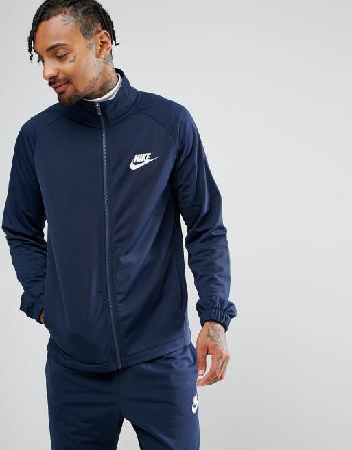 Chándal de punto de poliéster en azul marino 861780-451 de Nike, 3 de 4