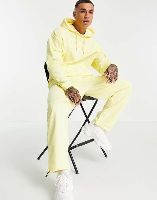Chándal extragrande con sudadera con capucha y joggers de tejido orgánico de ASOS DESIGN