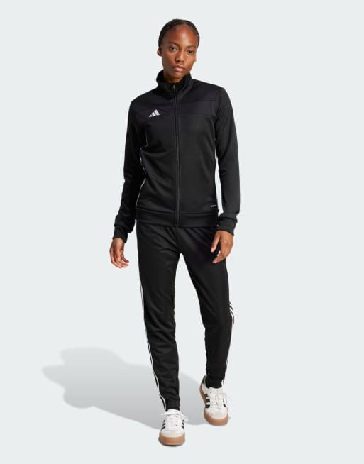 Chándal negro y blanco Tiro 25 Essentials de adidas Performance