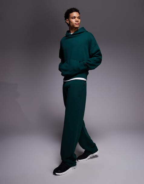 Chándal verde botella lavado de tejido grueso de algodón de 440 g/m² Icon Rest Day de 4505 - view 1