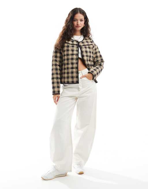 Cuadros Vichy Chaquetas A Cuadros Para Mujer Camisa Cuadros Vichy