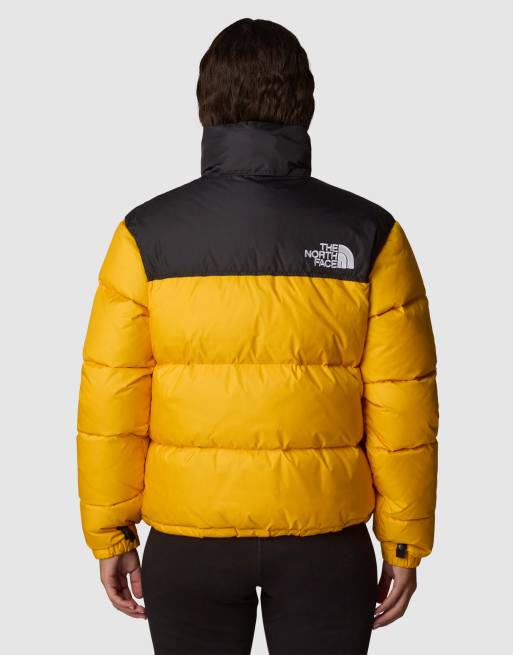 Chaqueta acolchada amarilla y negra 1996 Retro Nuptse de The North Face, 2 de 4