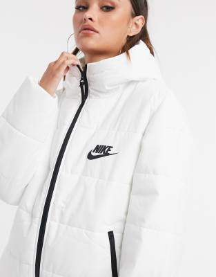 chaqueta blanca nike