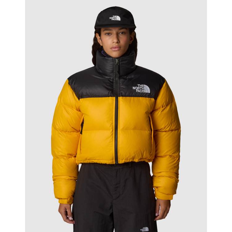 North face amarillo y negro deals