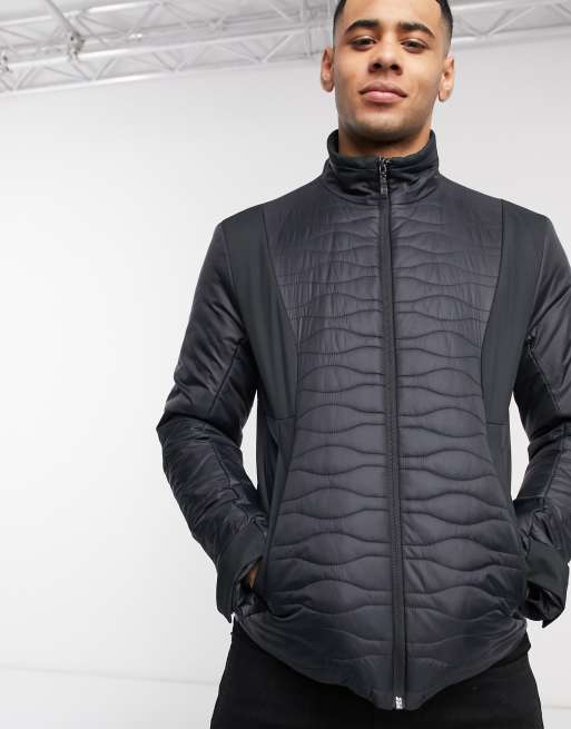 Chaqueta acolchada negra con Primaloft Athleisure J_Kaden de BOSS