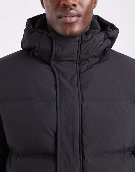 Chaqueta acolchada negra de nailon de Selected, 5 de 5