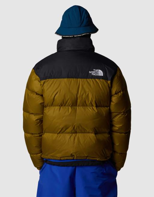 Chaqueta acolchada verde y negra 1996 Retro Nuptse de The North Face, 2 de 4
