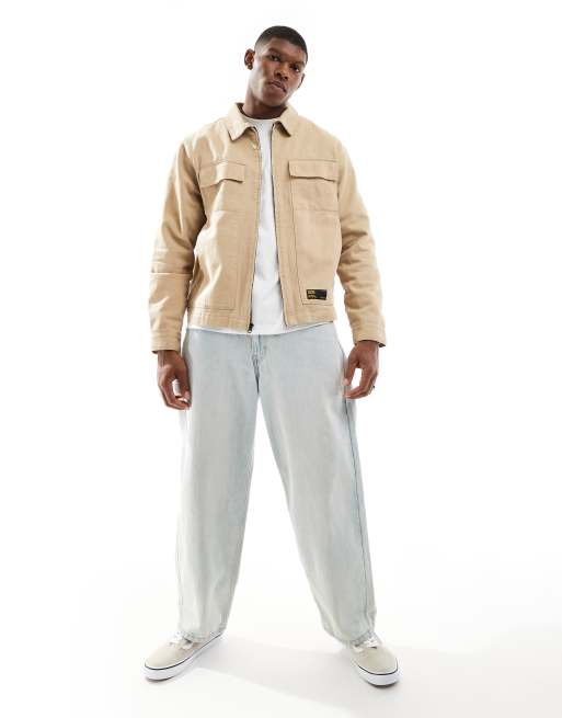 Chaqueta amarillo incienso con cremallera McAvoy Station de Vans