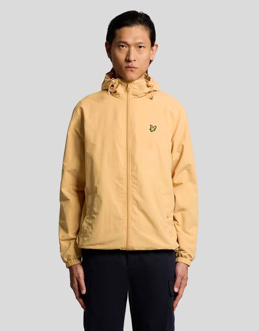Chaqueta amarillo miel Y122 con capucha y cremallera de Lyle & Scott, 2 de 5