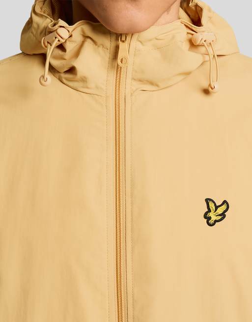 Chaqueta amarillo miel Y122 con capucha y cremallera de Lyle & Scott, 3 de 5