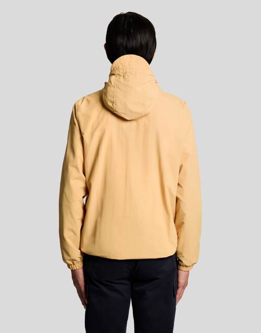 Chaqueta amarillo miel Y122 con capucha y cremallera de Lyle & Scott, 4 de 5