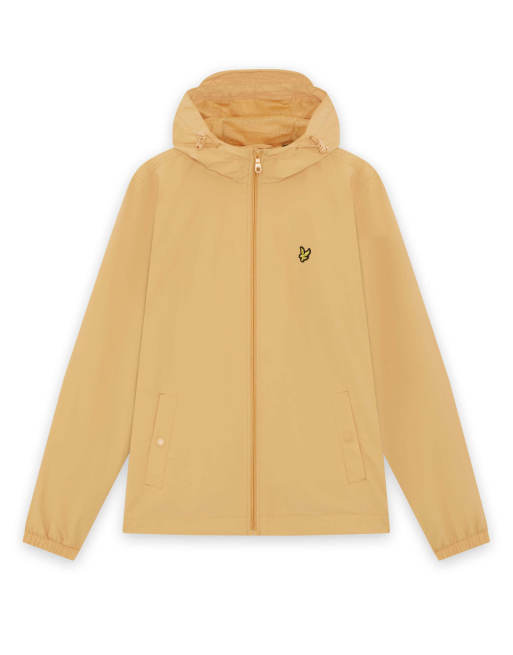 Chaqueta amarillo miel Y122 con capucha y cremallera de Lyle & Scott, 5 de 5