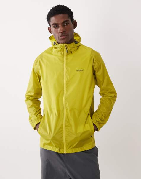 Chaqueta amarillo neón oscuro impermeable Pack-It III de Regatta - view 1