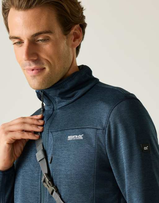 Chaqueta azul cielo nocturno elástica y ligera de capa intermedia Hillden de Regatta, 3 de 4