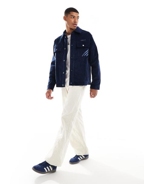 Chaqueta azul de estilo entrenador de adidas Originals - view 1