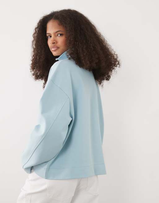 Chaqueta azul de manga larga de ASOS DESIGN, 4 de 4