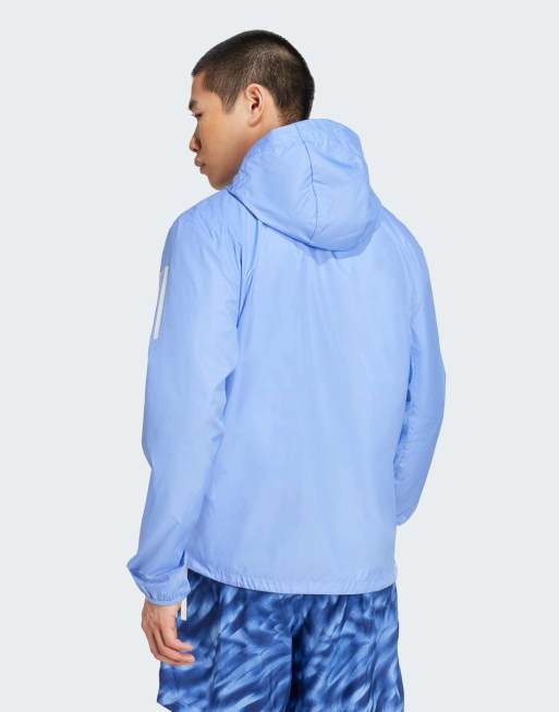 Chaqueta azul fusión Own The Run de adidas Running, 2 de 4