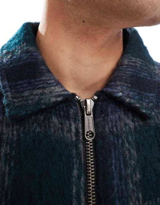 Chaqueta azul marino a cuadros Hideout de Santa Cruz, 3 de 4
